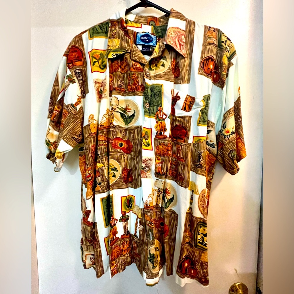 VINTAGE Hawaiian Shirt - SIZE L